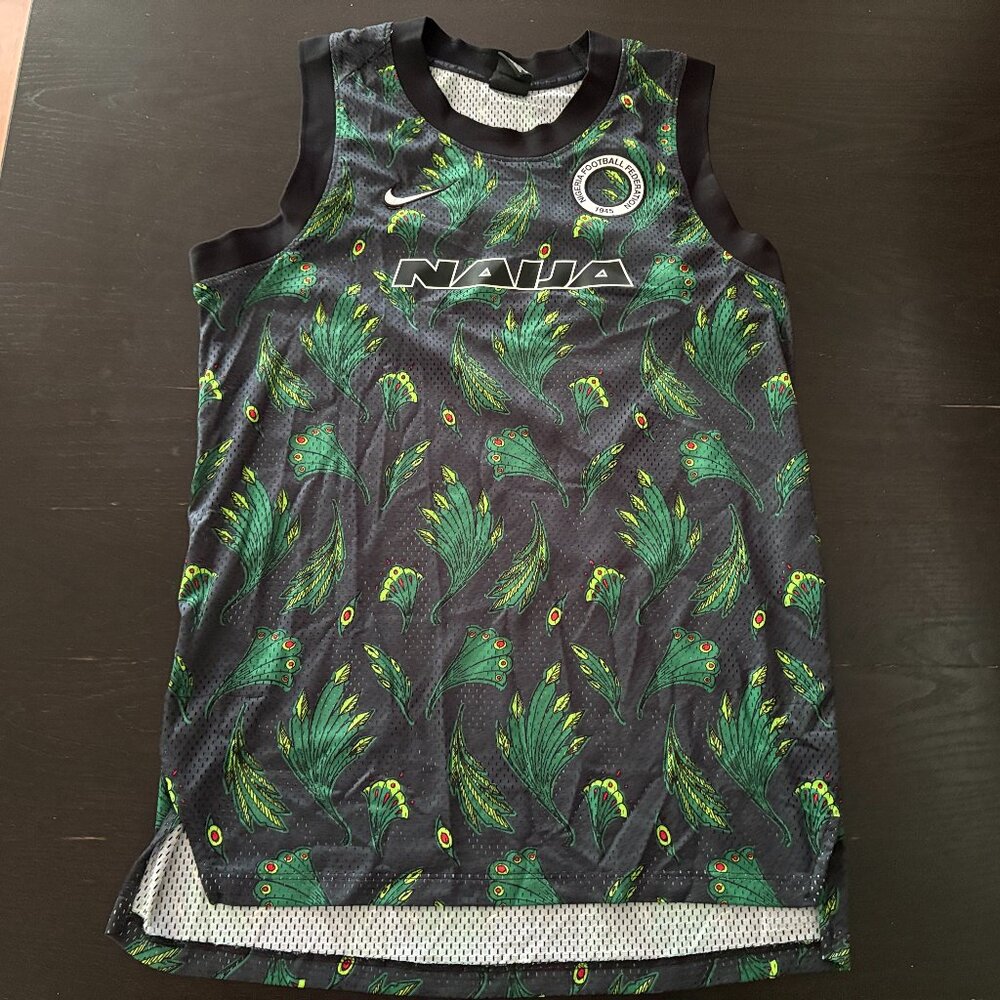 Mens Nike Dri-Fit Naija Nigeria Football Federation Soccer Tank Top Size M